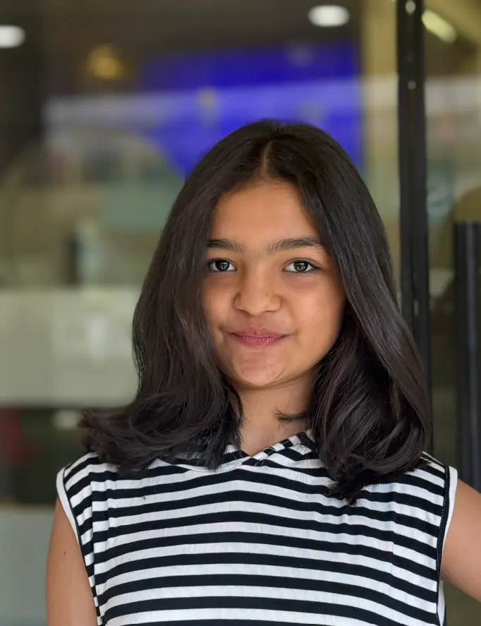 Client with a chic short bob haircut at Rush Salon, a hair salon in Surat