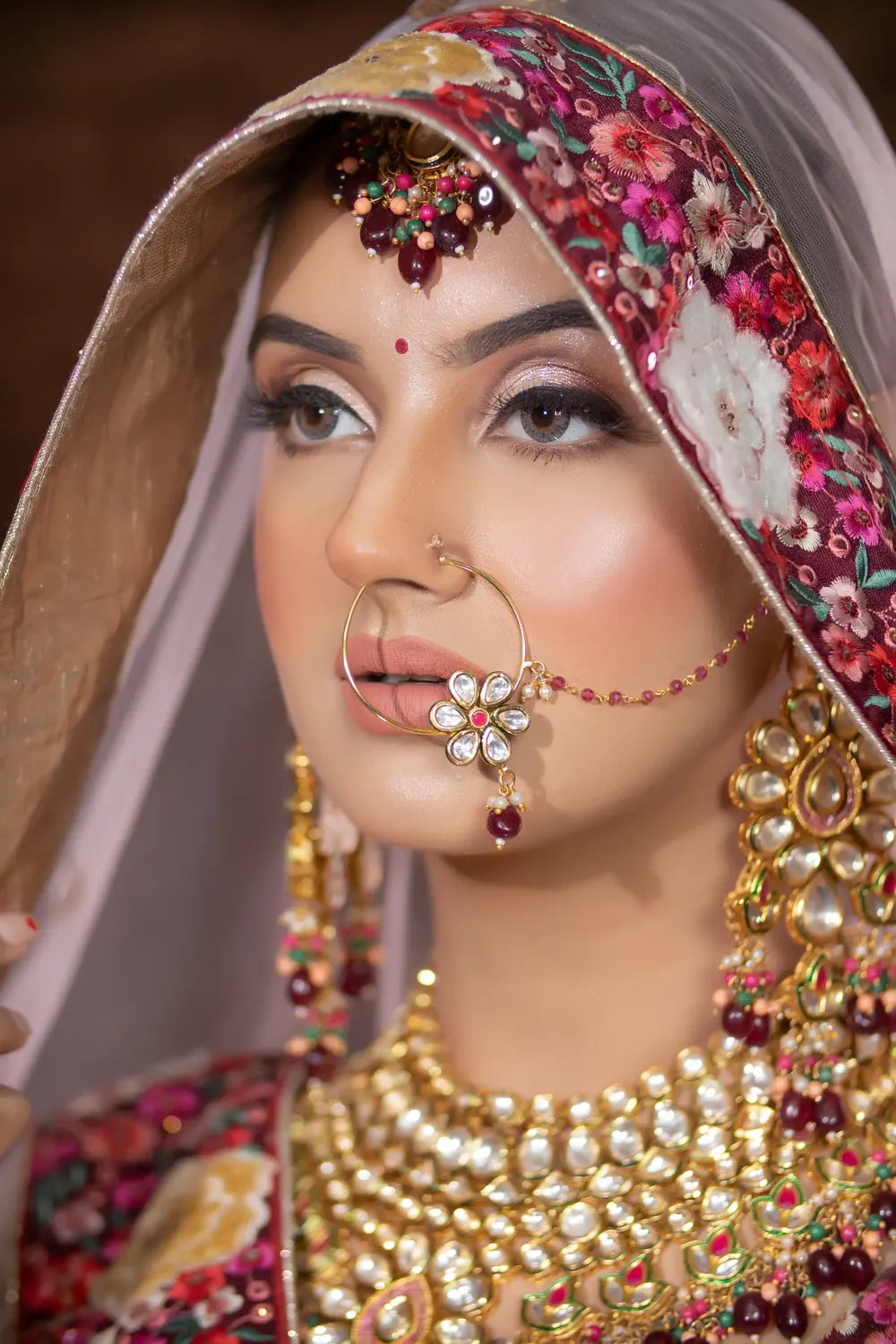 Fresh natural no-makeup makeup look at Rush Salon, Surat